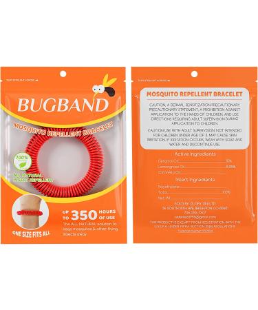 BugBand 24 Pack Mosquito Bracelets - DEET-Free, Waterproof Bands for Adults and Kids - Buy Online on SooperMarket.com