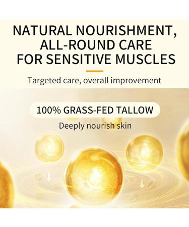 Premium Beef Tallow Balm for Skin Repair | Grass Fed Moisturizer - 4 oz Bergamot Lavender - Buy Online on SooperMarket.com