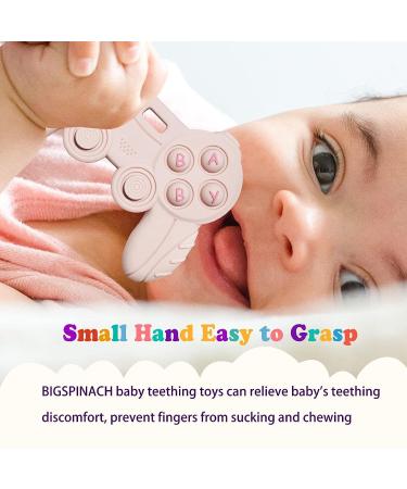 BigSpinach Baby Video Game Controller Teether Toy - Pink Gamer Teething Toy for Babies - Buy Online on SooperMarket.com