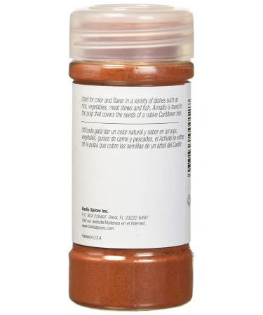Badia Ground Annatto Seed 2.75oz - Achiote Molido for Vibrant Dishes - Buy Online on SooperMarket.com
