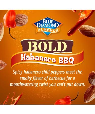 Blue Diamond Almonds Bold Habanero BBQ 170 Gram Can - Buy Online on SooperMarket.com