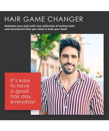 Ace Hair Dressing Comb 7.5 Inch Black - Fine Teeth for Thin to Medium Hair - Buy Online on SooperMarket.com