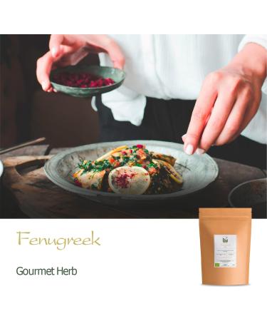 Organic Fenugreek Seeds - Culinary Grade - 100g (Pack of 1) | Real Trigonella Foenum-graecum - Buy Online on SooperMarket.com