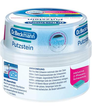 Dr. Beckmann Universal Cleaning Stone - 400g | All-Purpose Household Cleaner with 2-Phase Sponge | International Shipping Available - Buy Online on SooperMarket.com