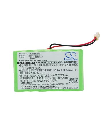 2000mAh Replacement Battery for Verifone Nurit 3010 NA200D05C095 (7.2V)