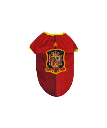 CYP Brands Spanish National Team Dog T-Shirt Size M Red M (Pack of 1)