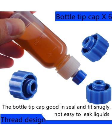 Expesumas 30ml Glue Applicator Bottles - 6 Pcs Plastic Dropper Bottles for Crafts & DIY Projects - Buy Online on SooperMarket.com