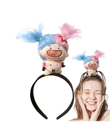 TROONZ Doll Hair Hoop Constellation Doll Hairband Cute Hairhoops | Cute Hairhoops for Styling Makeup Fashion Plush Doll Hairband for Girls Kids