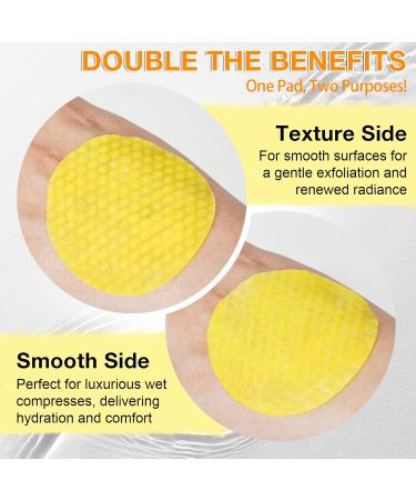 Buy Kojic Acid & Turmeric Cleansing Pads - 50PCS | Balance Skin Oil & Water Enriched with Vitamin C Chamomile & Lemon - Buy Online on SooperMarket.com