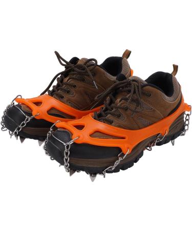 2pcs/Set 12 Tooth Mountaineering Crampons Ice Snow Grips Wearproof Anti Skid Snow Shoes Accessory for Snow Boots and Shoes(M Code) Climbing Climbing Tool - Buy Online on SooperMarket.com