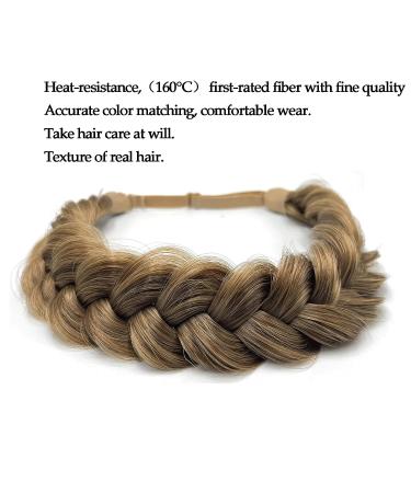 StheJFB Braid Headband - 2 Strands Messy Classic Chunky Plaited Wide Braids for Women & Girls - Buy Online on SooperMarket.com