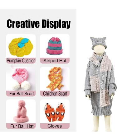 48-Needle Knitting Machine with Row Counter for Adults/Kids - DIY Scarf, Hat, Sock - Rotating Double Knits - Smart Weaving Loom - Buy Online on SooperMarket.com