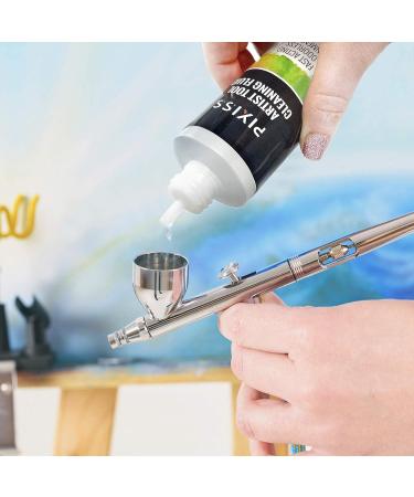 Ultimate Airbrush Cleaner Kit with Solution, Holder, and Glass Cleaning Pot - Efficient Airbrush Cleaning Solution - Buy Online on SooperMarket.com