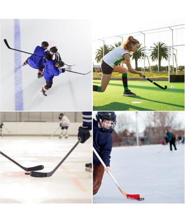 Vueinrg Ice Hockey Tape - 2 Rolls 2.5cm x 25m | Shock-Absorbing Anti-Rod Adhesive Handle Tape (Black Red) for Hockey & Sports - Buy Online on SooperMarket.com
