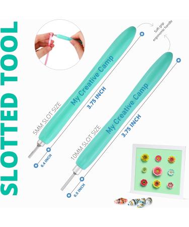 4 Pack Paper Quilling Tools Set with Slotted Tools, Needle, Tweezer, and Storage Box - Buy Online on SooperMarket.com
