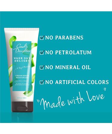 Carol's Daughter Wash Day Delight Cream Serum - Curly Hair Moisturizer, Anti-Frizz, Aloe & Glycerin, 6.8 fl oz - Buy Online on SooperMarket.com