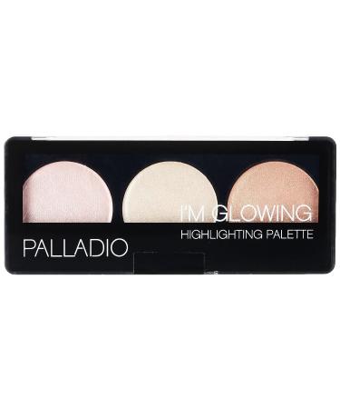 Palladio I'm Glowing Illuminating Highlighting Palette - High Pigmented Shimmery Bronzer Powder Set - Buy Online on SooperMarket.com