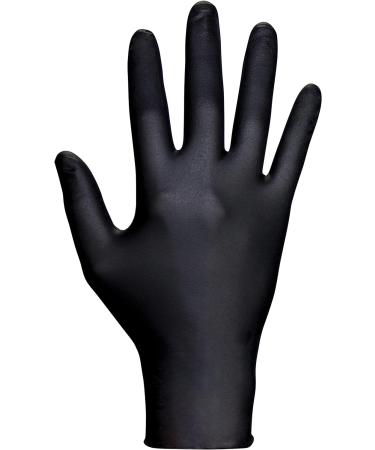 SAS Safety Powder Free Black Nitrile Gloves - Large 7 Mil | Raven SAS66518 Examination Glove - Buy Online on SooperMarket.com