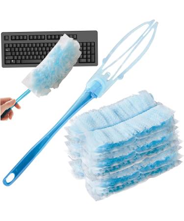 8PCS Duster Refill Microfibre Dusters Refills Electrostatic Adsorption Dusting Tools with 1 Handle Duster Disposable Replacement Dusters for Cleaning Home Office Furniture. - Buy Online on SooperMarket.com