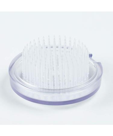 Wazakura Clear Ikebana Kenzan Japanese Flower Holder  Made in Japan  Plastic Floral Arranging Pin Frog  Round - 3(78mm) Clear - Buy Online on SooperMarket.com