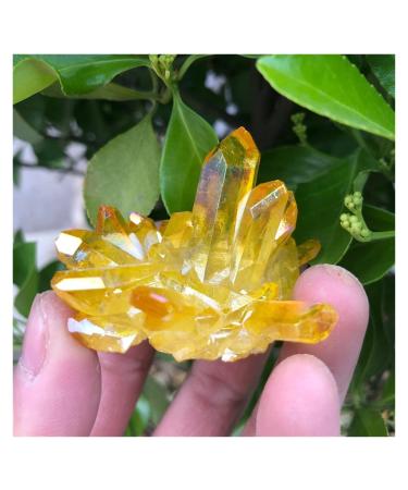 Natural Crystal Rough 1pcs Quartz Crystal Bismuth Silicon Cluster Rainbow