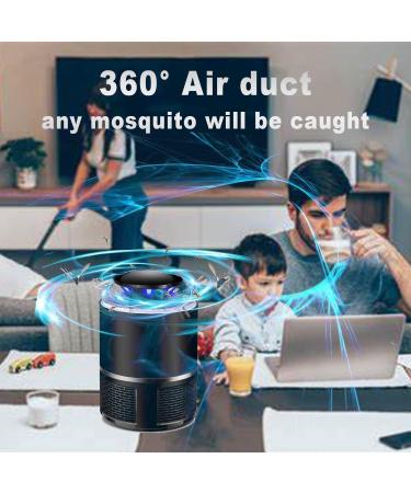 Bug Zapper & Fruit Fly Trap - Electric Mosquito Killer | Indoor/Outdoor Hangable Insect Zapper for Home, Patio - Powerful Gnats Attractant Trap (Black) - Buy Online on SooperMarket.com