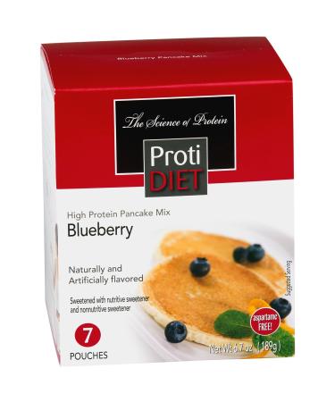 ProtiDiet Blueberry Pancakes 6.7oz 7 pouches