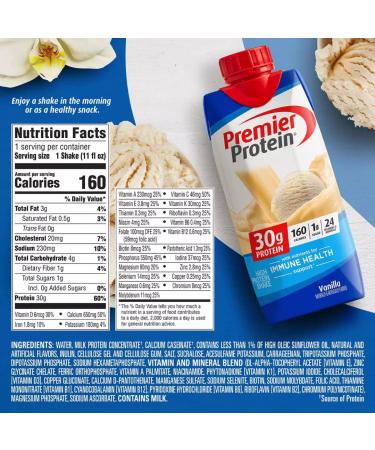 High Protein Shake Variety Pack - 6 Flavors - 11 Fl Oz (Pack of 12) - Buy Online on SooperMarket.com