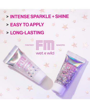 Body Glitter by Wet n Wild Fantasy Makers - Silver Glitter Gel (Pack of 2) | Shop Internationally - Buy Online on SooperMarket.com