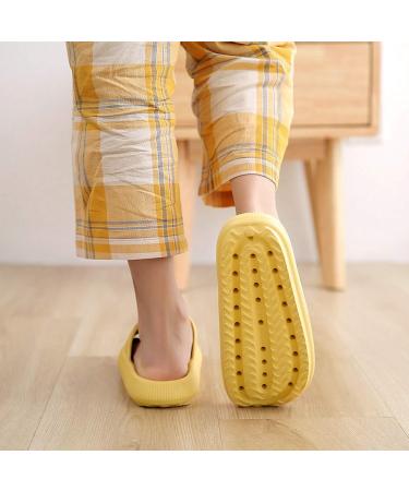 Monerffi Women's Outdoor Sandals - Anti-Slip Beach Casual Open Toe Footwear Vintage Breathable Lightweight Platform - Size 42/43 EU Yellow - Buy Online on SooperMarket.com