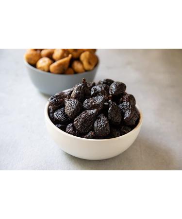 Dried Black Mission Figs - High Fiber Snacks, Unsweetened, Gluten-Free, Non-GMO & Kosher - California Grown - 8 Oz Bags (Pack of 4) - Buy Online on SooperMarket.com