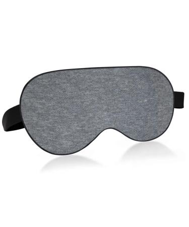 Haskirky Light Blocking Eye Mask Breathable and Adjustable Adult Men and Women Travel on Business Trips Yoga Meditation Light Smooth Comfortable Eye Mask Office Deep Sleep Goodies Dark Grey