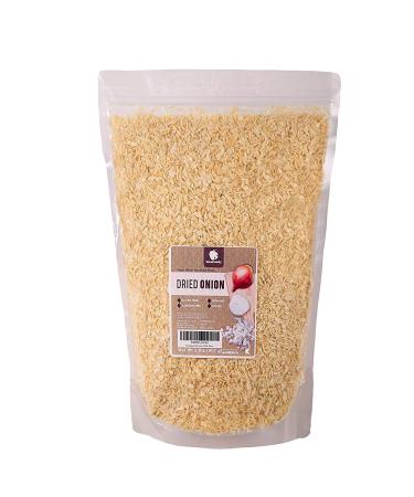 Gourmanity 2 lb Minced Onions Resealable Bag, Minced Onion Flakes, Dehydrated Onions bulk minced, Chopped Onions Fresh Substitute, Yellow Onion, Dried Onions, Chopped Onion, Minced Onions Dried 2.0 Pounds