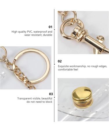 VALICLUD Clear Lipstick Chapstick Keychain - Key Fob Holder - Buy Online on SooperMarket.com