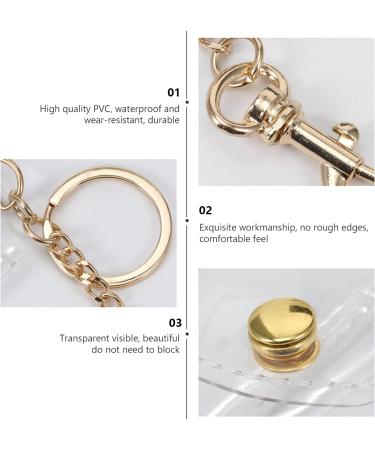 VALICLUD Clear Lipstick Keychain 2 Pack - Chapstick Holder with Clear Cap - Buy Online on SooperMarket.com