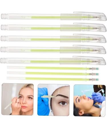 MUSISALY 5pcs Beauty Spot Eyebrow Pencil Marking Pen Markers Pen for Mapping Brow Plastic - Buy Online on SooperMarket.com