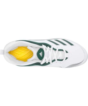 adidas Men's Fv9346 Baseball Shoe 9.5 - Green/Green/White | Lightweight and Durable - Buy Online on SooperMarket.com