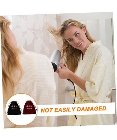 Sosoport 2pcs Hair Dryer Storage Bag Duffle Bag for Travel Styling Tools Appliances Travel Bag Hotel Supplies - Buy Online on SooperMarket.com
