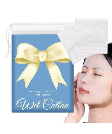 Cotton Pads for Face Toner | Stretchable Cosmetics Removal Pads Set of 200 Super Fit Face Cleansing Pads Breathable Pads for Cosmetics Removal All Skin Types Rowces