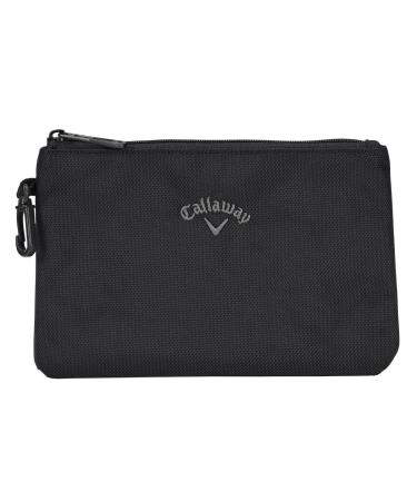 Callaway Golf Unisex 2022 Clubhouse Comfort Padded Handle Valuables Pouch BLACK