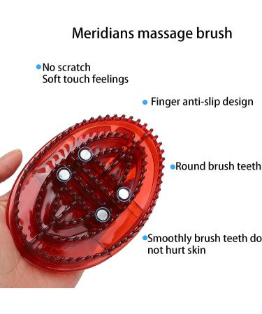 Cellulite Body Massager Brush - Handheld Meridians Massage Brush for Whole Body Relaxation - Buy Online on SooperMarket.com