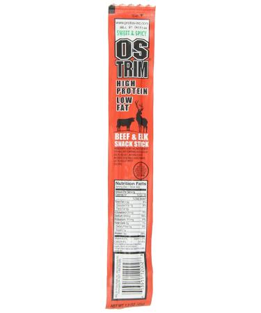 Ostrim Sweet and Spicy Beef/Elk Snack Stick 1.5oz (Pack of 10) - Buy Online on SooperMarket.com