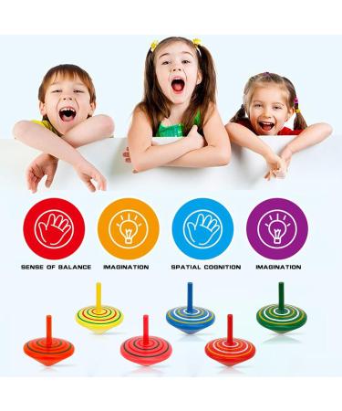 30 Colorful Wooden Circle Toys for Kids | Party Bag Fillers & Birthday Gifts - Buy Online on SooperMarket.com