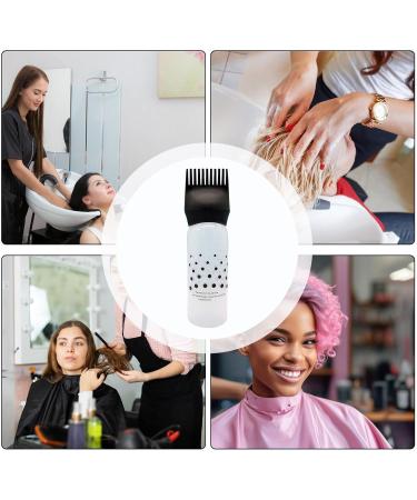Jeanny Scalp Oil Applicator | Bottle Applicator Brush with Graduated Scale | Hair Oiling Applicator Bottle Hair Dye Brush Bottle for Hair Dyeing Black - Buy Online on SooperMarket.com