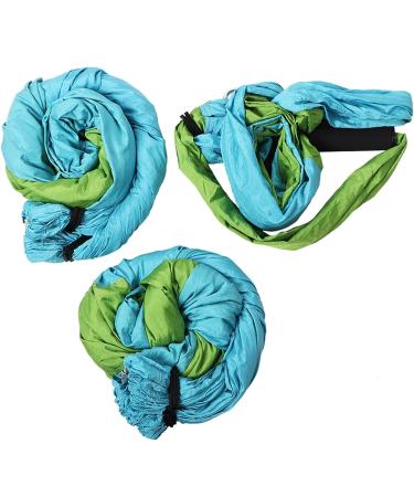 Cocoarm Anti-Heavy Aerial Yoga Hammock Fitness Swing with Straps Handles & Instructions | Sky Blue & Fruit Green - Buy Online on SooperMarket.com