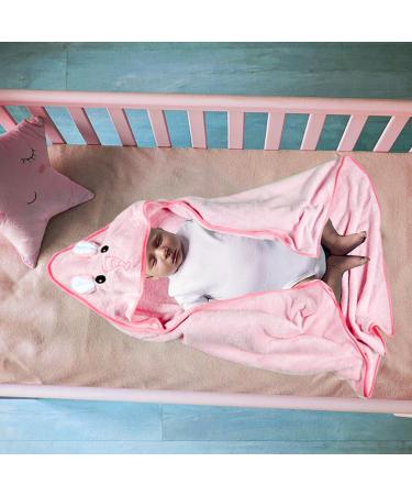 Funmo 3-Pack Hooded Baby Towels | Soft Super Absorbent Bath Towels (80x80 cm) for Ages 0-5 | Cute Patterns & Comfort - Buy Online on SooperMarket.com