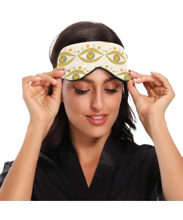 Haskirky Light Blocking Eye Mask - Breathable & Adjustable for Men and Women | Perfect for Travel, Yoga, Meditation, Office, and Deep Sleep - Buy Online on SooperMarket.com