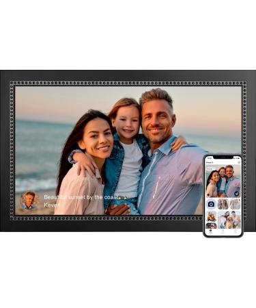Digital Picture Frame 15.6 Inch Large Digital Photo Frame with 1920 * 1080 IPS Full HD Touchscreen, Humblestead 32GB WiFi Smart Frame Share Photos and Videos Instantly from Anywhere via AiMOR App 15.6 Inch TouchScreen