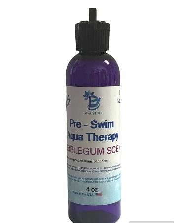 Diva Stuff Kids Pre-Swim Aqua Therapy Chlorine Neutralizing Body Moisturizing Lotion for Swimmers Protects Skin from Chlorine & Salt Water 4 oz - Made in the USA Bubblegum Scent