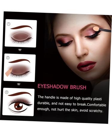 PLAFOPE 200 Pcs Double Ended Eyeshadow Brush Makeup Bulk Sponges Makeup Eyeshadow Plastic Black - Buy Online on SooperMarket.com